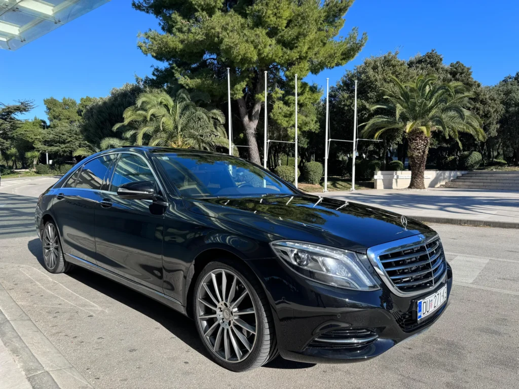Mercedes S Class Dubrovnik Transfer book now luxury transfer